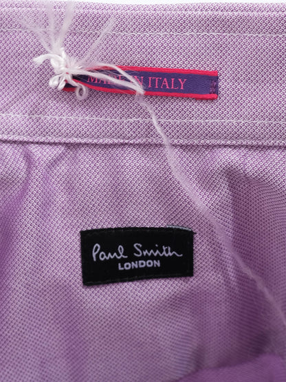 Paul Smith Pink Cotton Long Sleeve Shirt XL Excellent Condition