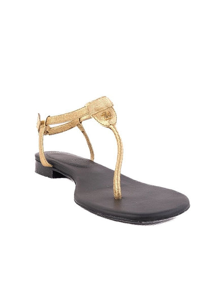 Excellent Zadig&amp;Voltaire Yellow Leather Sandals Size 38