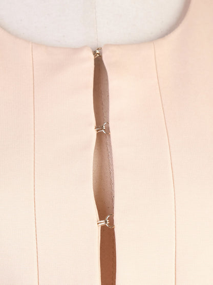 Excellent Elisabetta Franchi Pink Cropped Jacket Size M