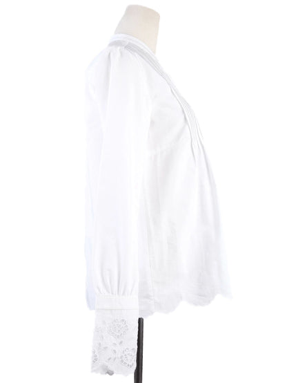 Weekend MaxMara White Cotton Blouse XS Excellent Condition