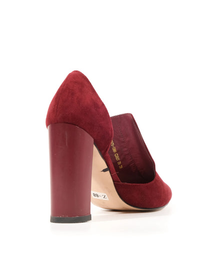 Excellent Stuart Weitzman Red Genuine Suede High Heels Size 39