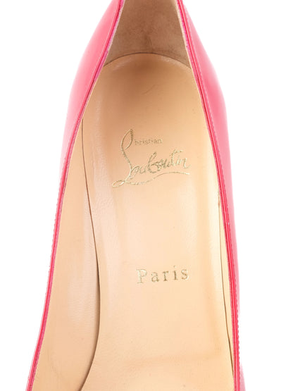 Good Christian Louboutin Red Leather High Heels Size 39 Pumps