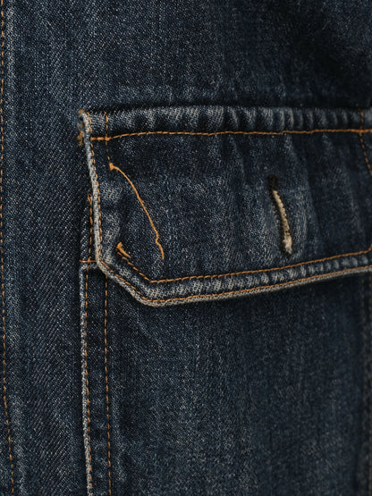 Excellent Helmut Blue Denim Jacket Cotton Size L for Men