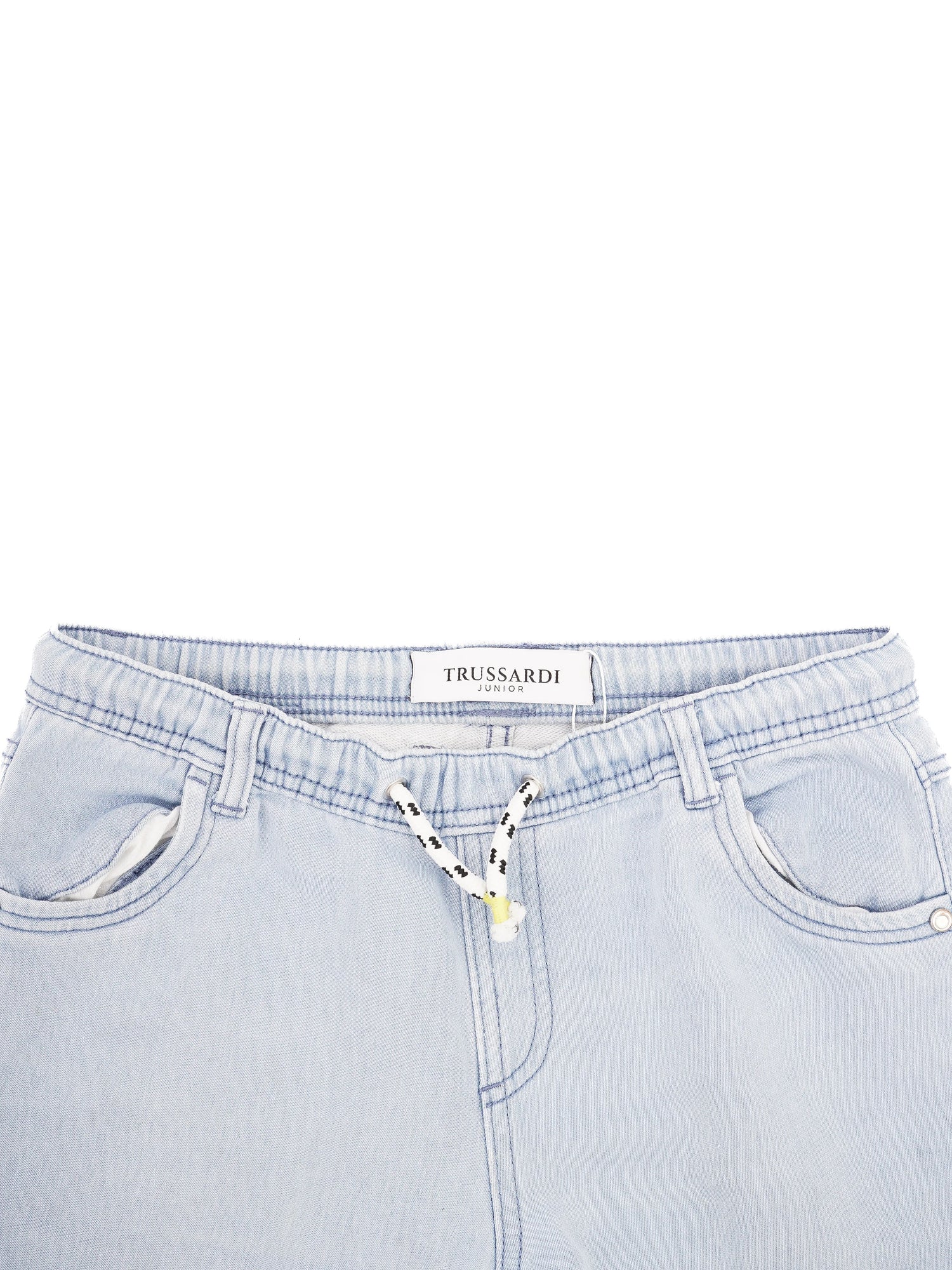 Trussardi Kids Blue Nylon Denim Shorts Size 12 Excellent Condition
