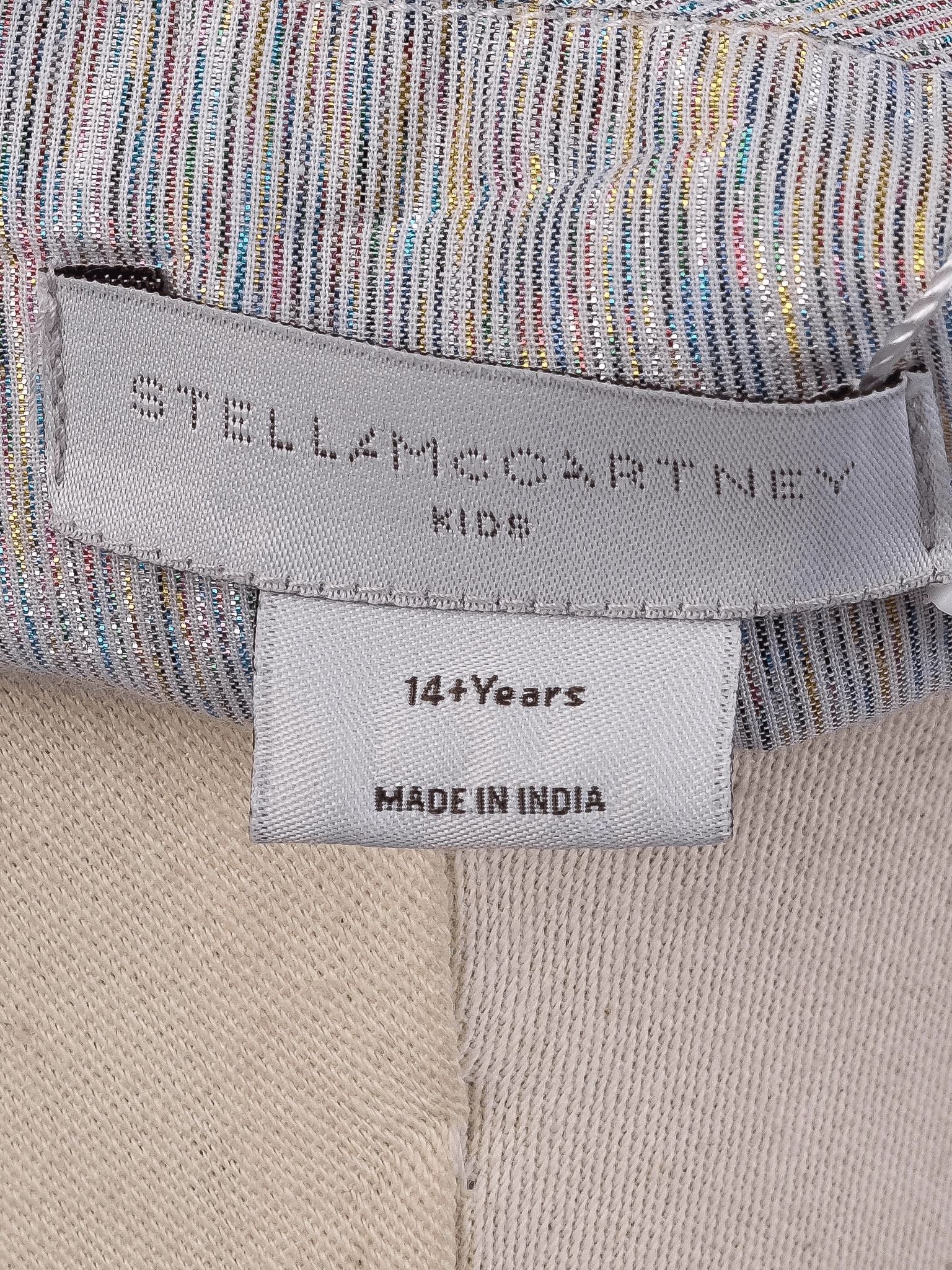 Perfect Stella McCartney Kids Gray Cotton Dress Size 14