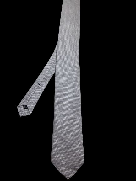 IKE Behar Gray Silk Neck Tie Excellent Condition Men’s Accessory