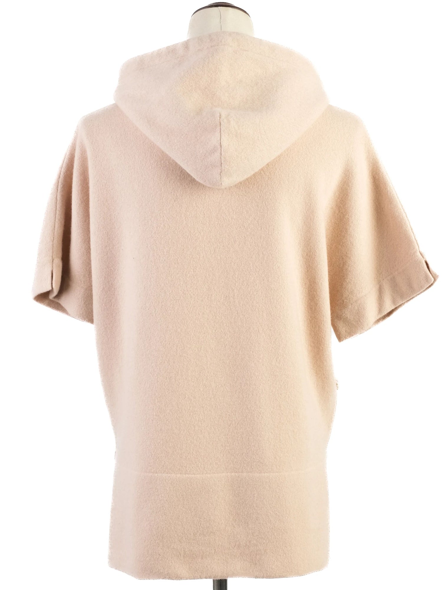 Excellent Cruciani Orange Wool Hoodie Sweatshirt Size L