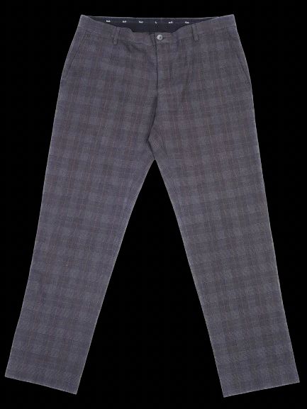 Excellent Dolce Gabbana Gray Plaid Trousers Cotton XXL
