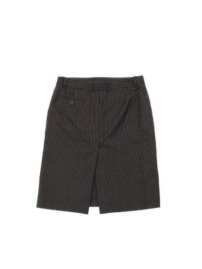 Excellent Saint Laurent Black Pinstripe Blazer Size M Women