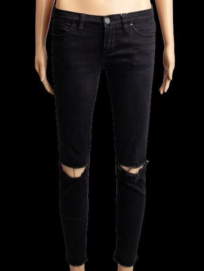 Good Blanknyc Black Distressed Skinny Jeans Size XS