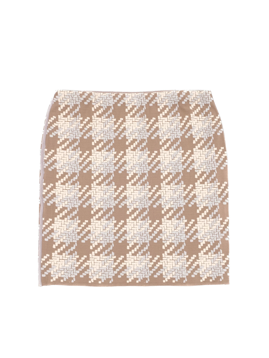 NEW MarcCain Houndstooth Skirt Combined Color Size XL Viscose