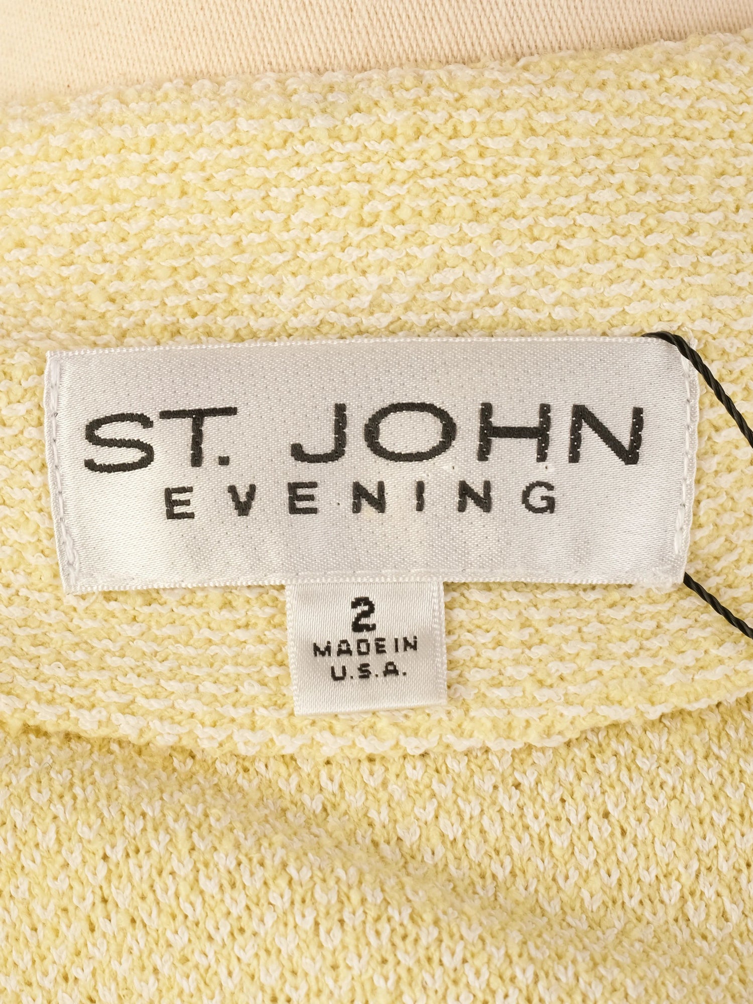 Excellent St. John Yellow Wool Women&