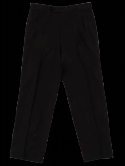 Excellent Pal Zileri Black Wool Trousers Men&