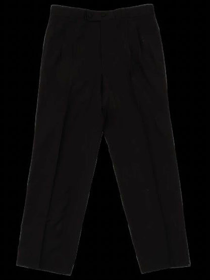 Excellent Pal Zileri Black Wool Trousers Men&