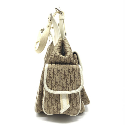 Dior Trotter Monogram Canvas Shoulder Bag