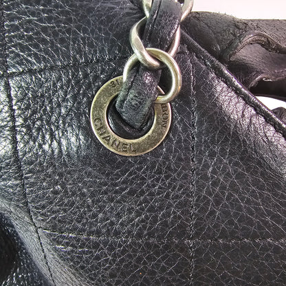 Chanel Turn-around Ligne Black Deerskin