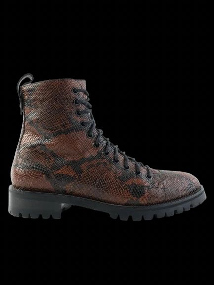 Perfect Jimmy Choo Brown Leather Lace-Up Boots Size 38