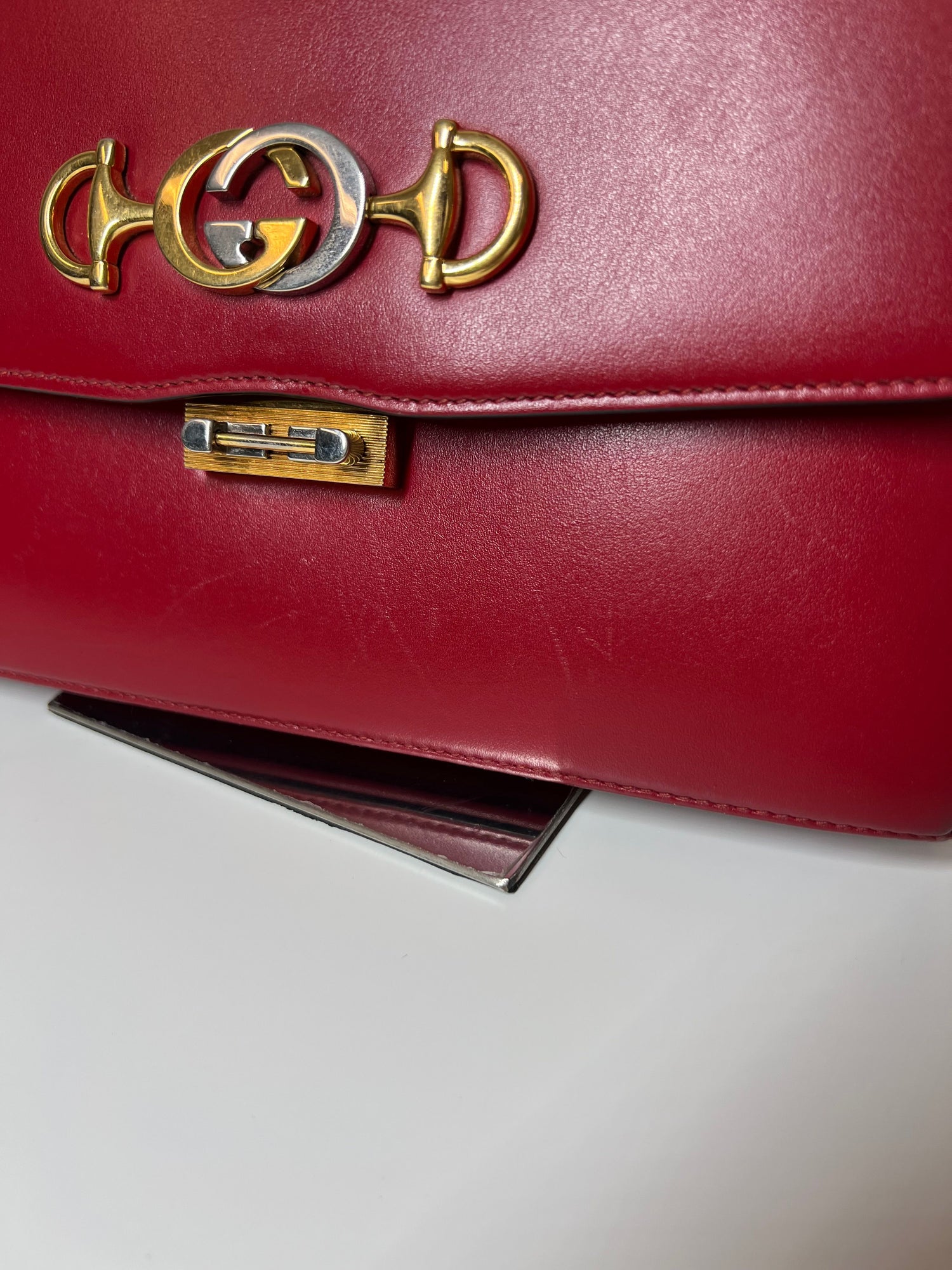 Gucci Small Zumi Shoulder Bag, Calf Leather