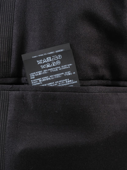 Perfect Saint Laurent Black Wool Blazer Size XL for Men