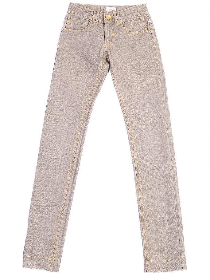 Excellent Pinko Gray Cotton Jeans Size S with Unique Pocket Design