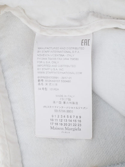 Excellent Maison Margiela Blue Cotton Denim Pants Size S