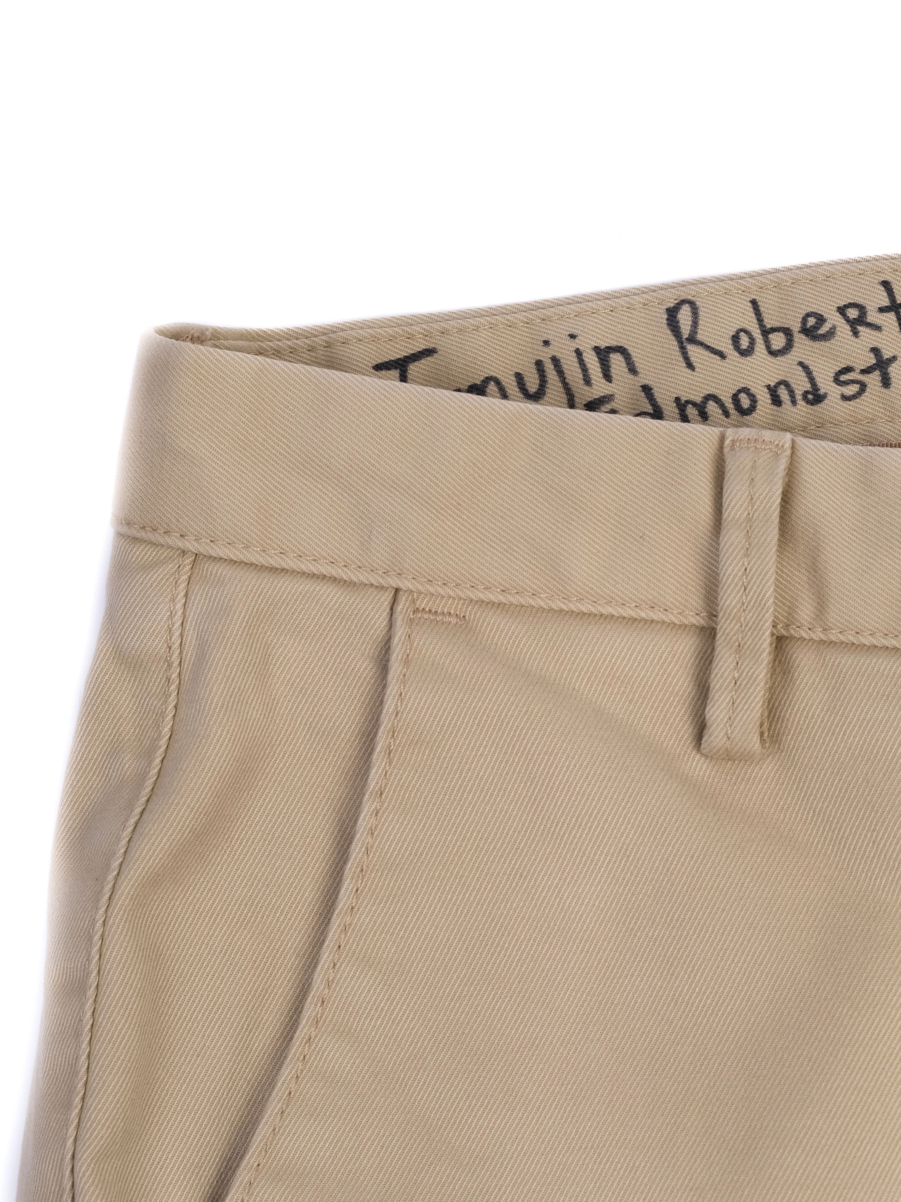 Excellent Hugo Boss Beige Trousers Women Elastane Size Not Specified