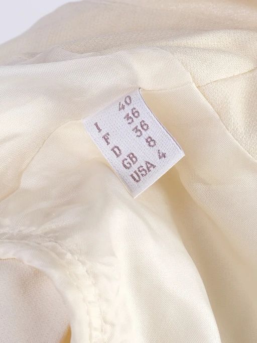 Excellent Alberta Ferretti White Pleated Blouse Size S Viscose