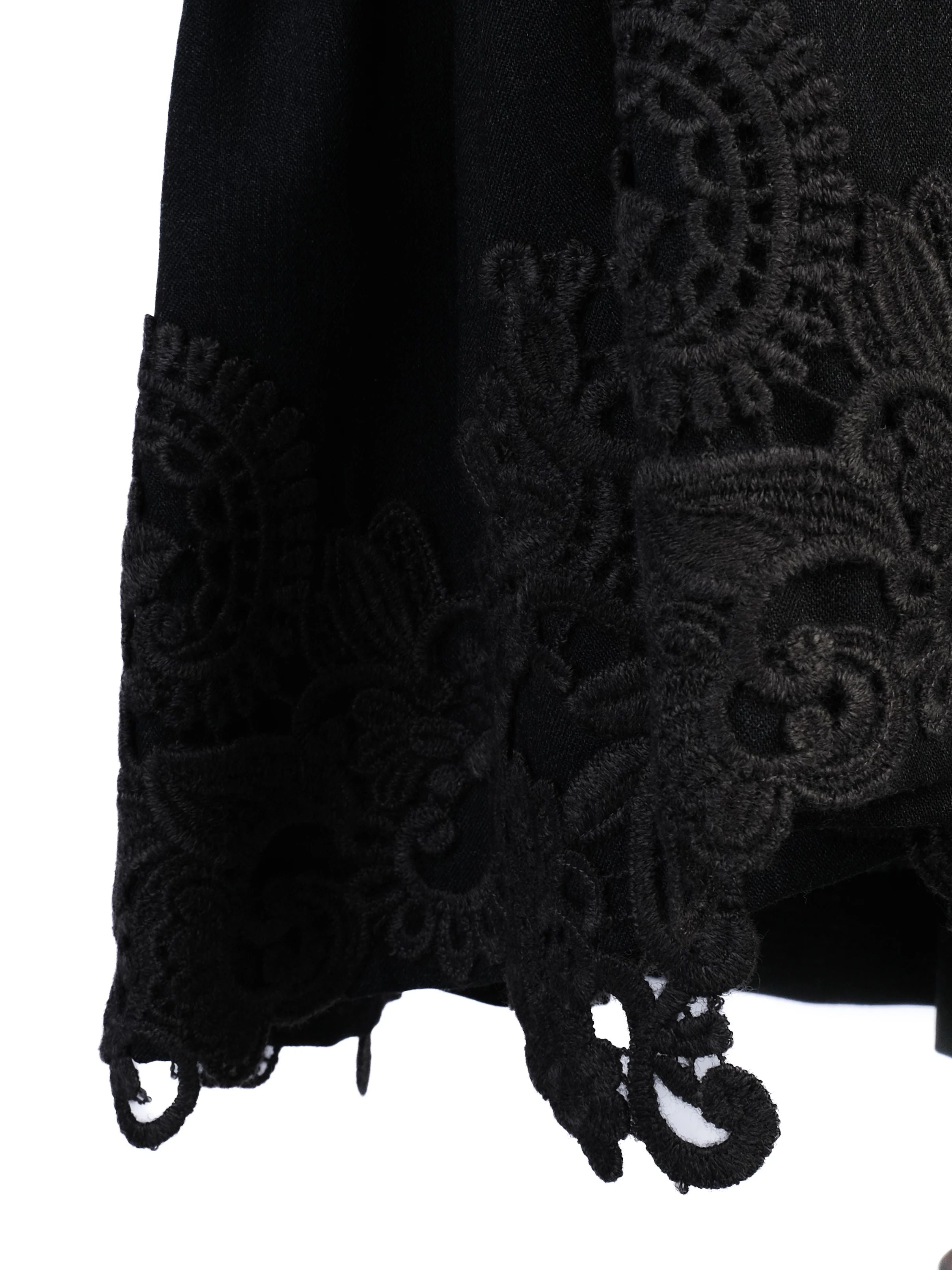 Excellent P.A.R.O.S.H. Gray Wool Dress Size S with Flared Hemline