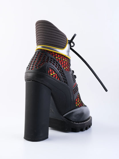 Louis Vuitton WomenÕs High-Heeled Platform Boot Size 38 Excellent