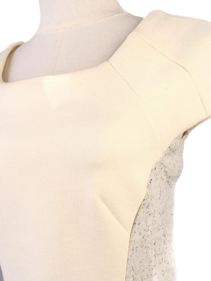 Average Rag&amp;Bone Yellow Wool Dress XS with Textured Panels