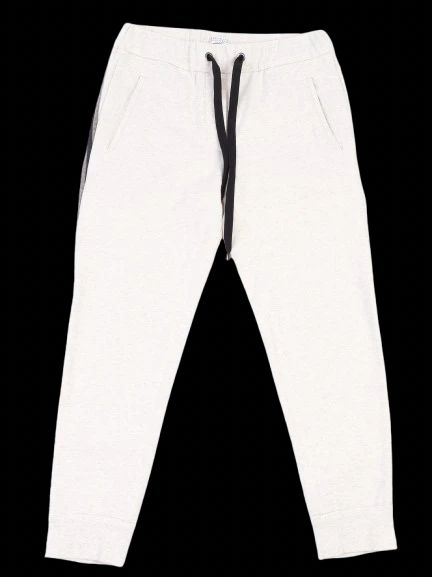 Excellent Brunello Cucinelli White Jogger Pants Size S Made in Italy
