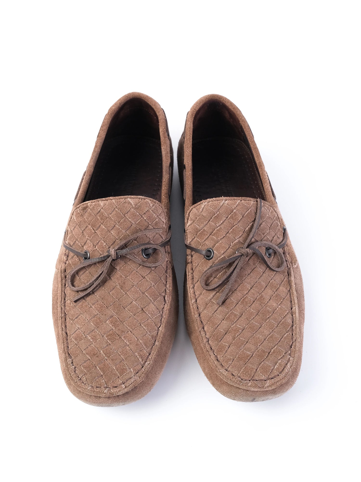 Excellent Bottega Veneta Orange Leather Loafers Size 43 Men