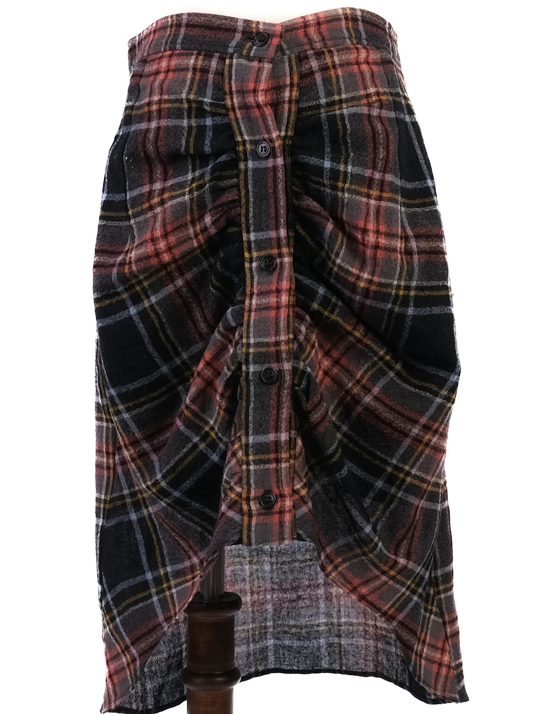 Excellent Markus Lupfer Plaid Wool Skirt Multicolor Size N/A