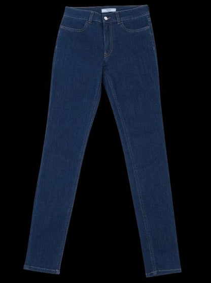 Excellent Prada Dark Blue Jeans Size S Women Elastane