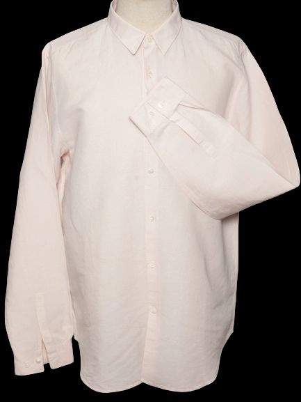 Good Theory Pink Cotton Button-Up Shirt Size XL for Men