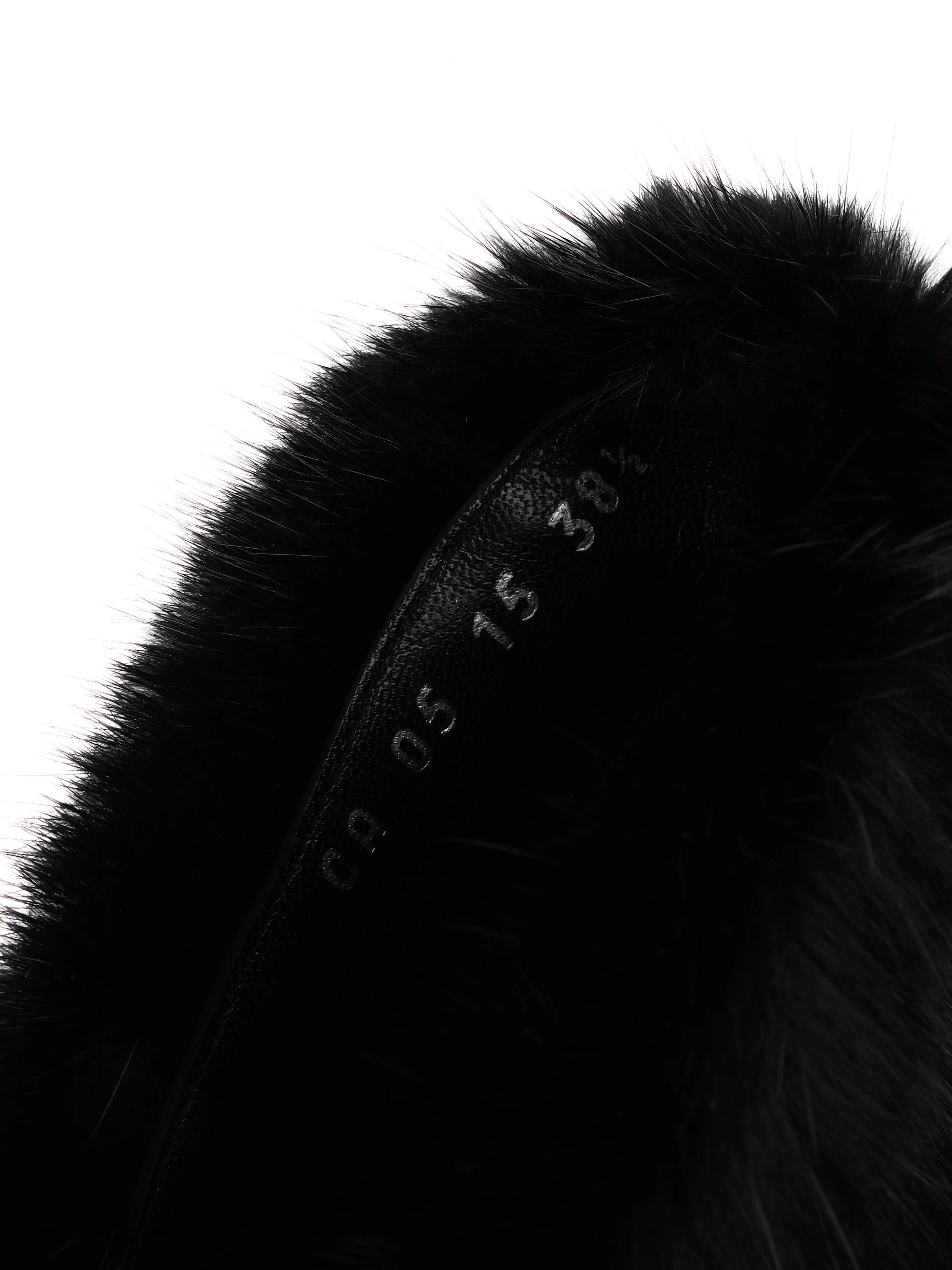 Excellent Dior Black Leather High-Heeled Shoes Size 38.5