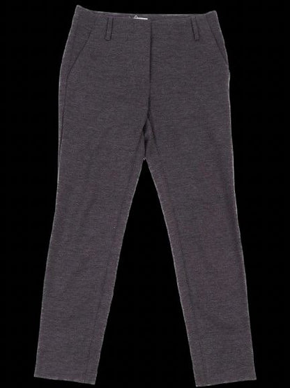 Excellent Brunello Cucinelli Gray Wool Pants Size S Made in Italy