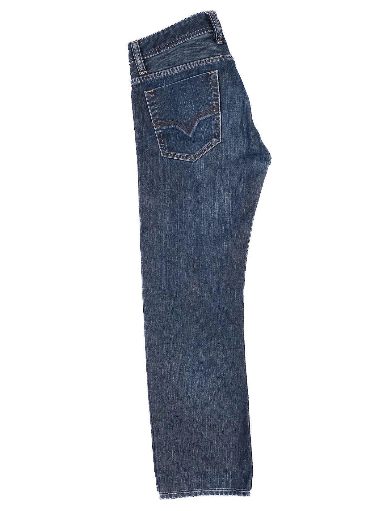 Excellent Diesel Viker-R-Box Blue Denim Jeans Size L