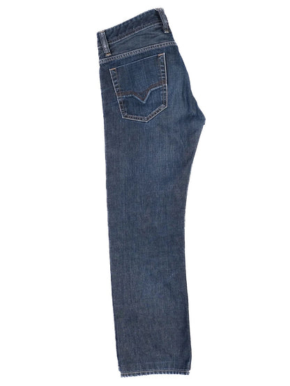 Excellent Diesel Viker-R-Box Blue Denim Jeans Size L