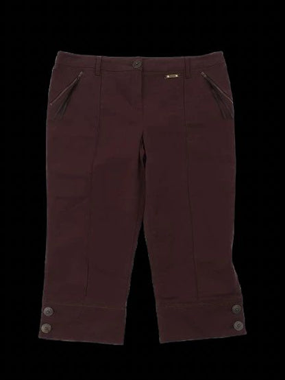 Excellent Maria Grazia Severi Orange Cropped Pants Size L