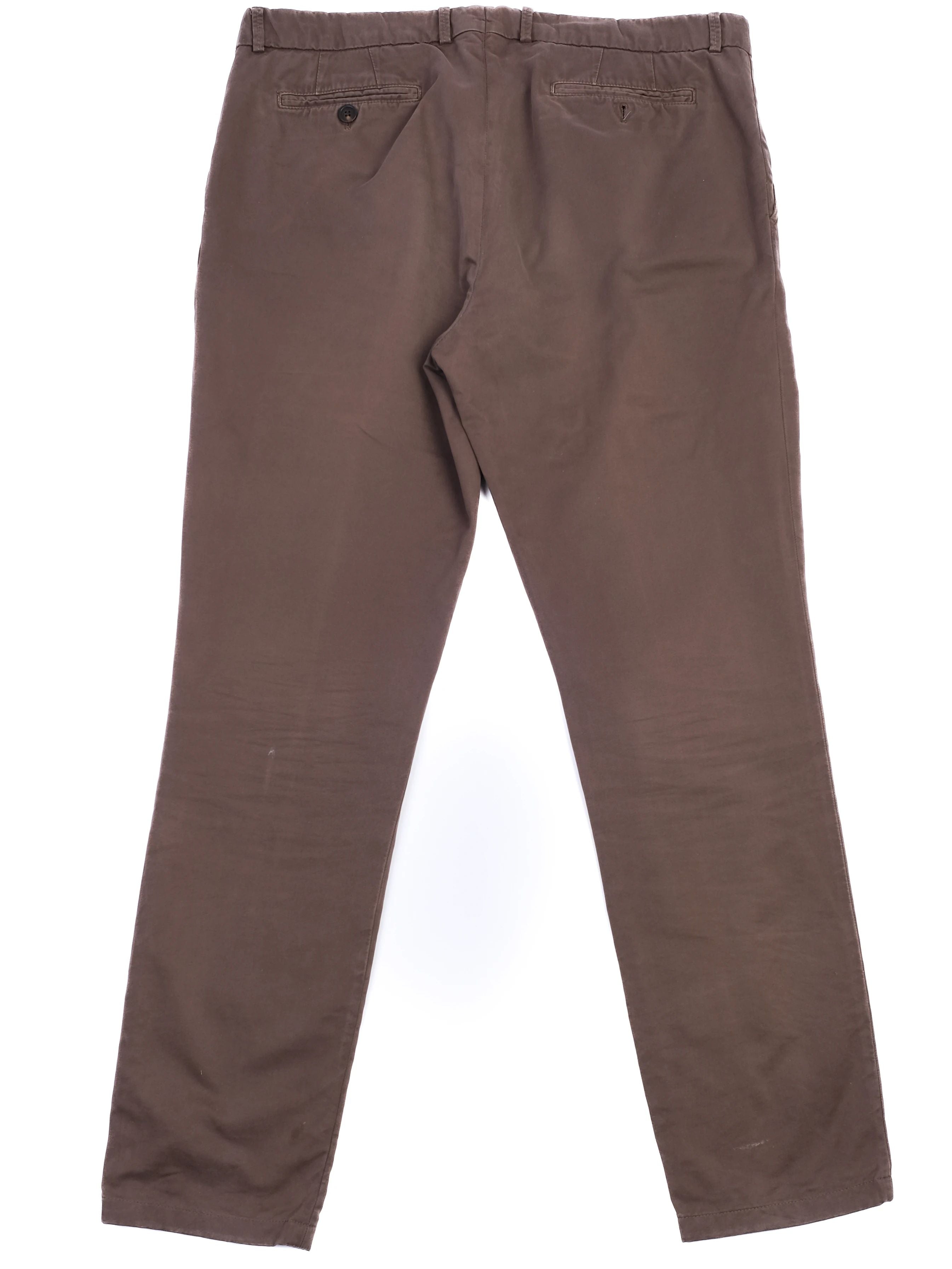 Excellent Brunello Cucinelli Orange MenÕs Cotton Trousers XXL