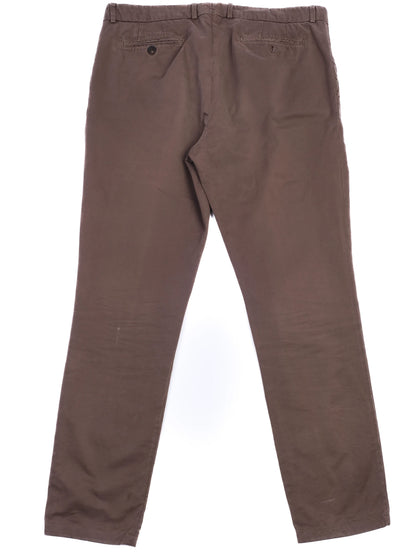 Excellent Brunello Cucinelli Orange MenÕs Cotton Trousers XXL