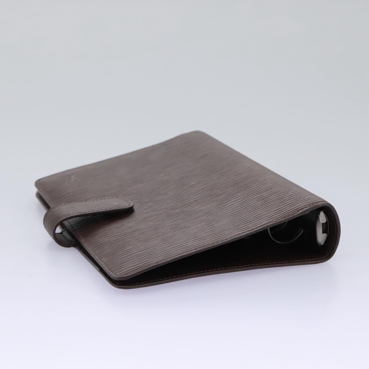 Louis Vuitton Epi Agenda Mm Day Planner Cover Mocha R 2004d Lv Auth