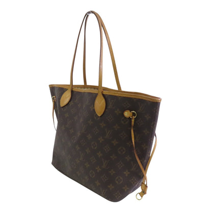 Louis Vuitton Monogram Neverfull Mm Gold Shoulder Bag Brown Shoulder Bag M 40156