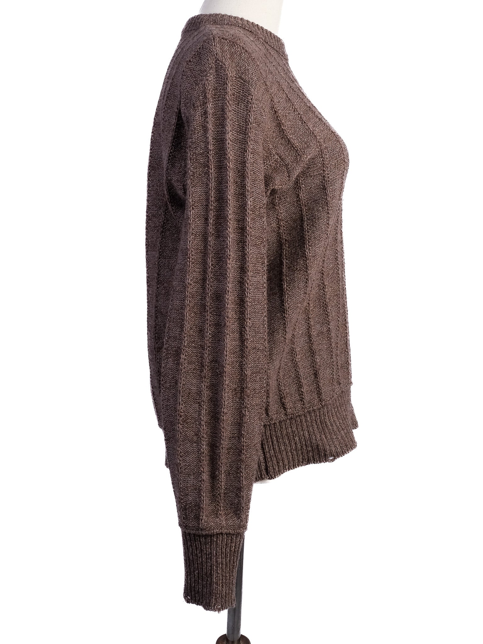 Excellent Dolce Gabbana Orange Wool Sweater Size S