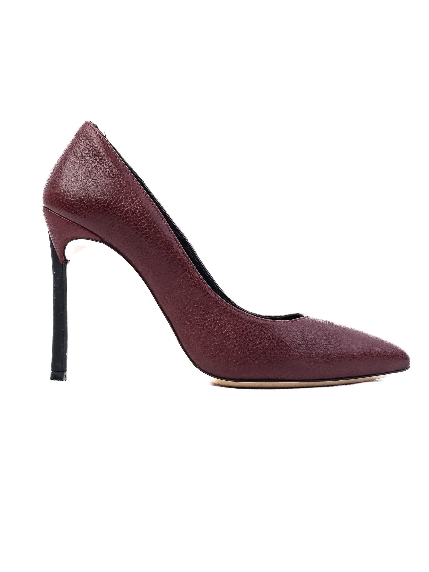 Excellent Nila&amp;nila Red Pointed-Toe Pumps Size 37 Leather