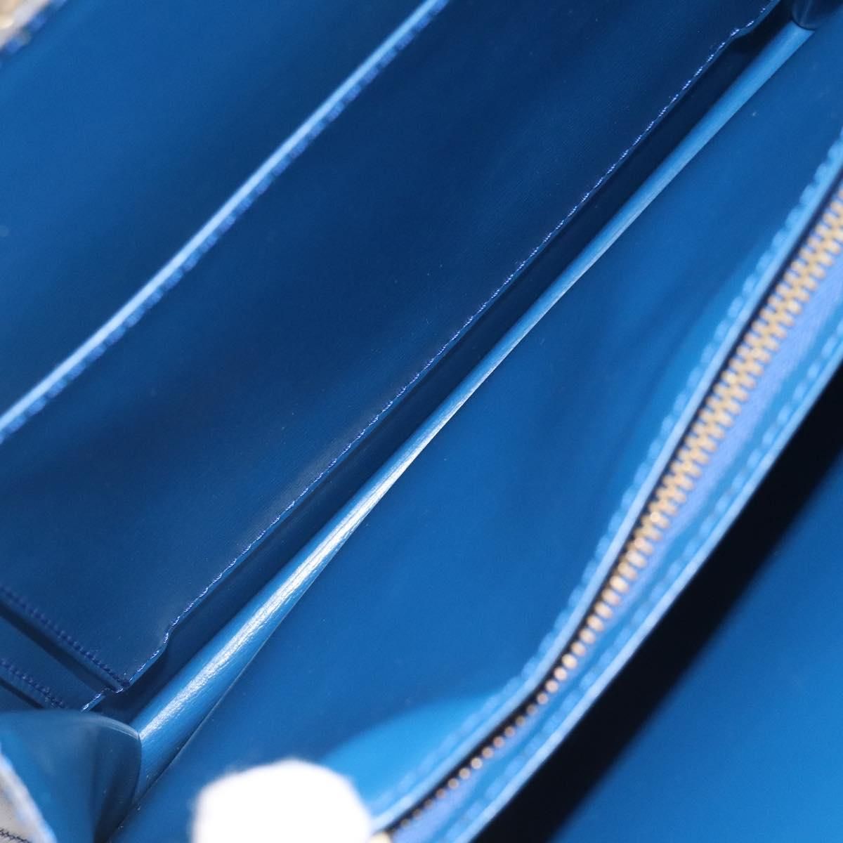 Louis Vuitton Epi Capuchin Shoulder Bag Blue M 52345 Lv Auth