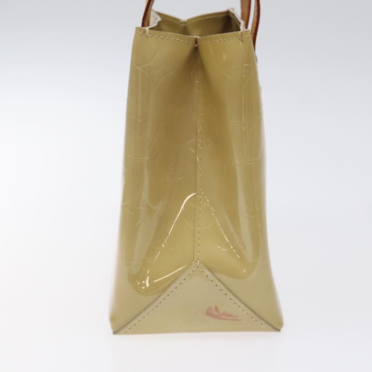 Louis Vuitton Vernis Reade Pm Hand Bag Beige M 91334 Lv Auth