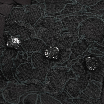 Chanel Black Race Camisole Silk P 22096w 03225