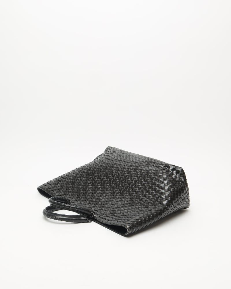 Bottega Veneta Patent Intrecciato Tote Bag